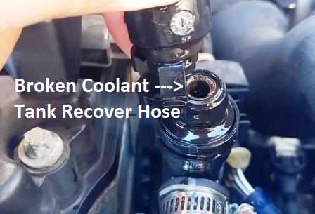 Engine Coolant Recovery Tank Hose - 1.4T Sonic