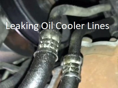 Chevrolet engine oil cooler lines