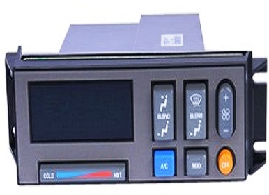 Car AC climate control unit
